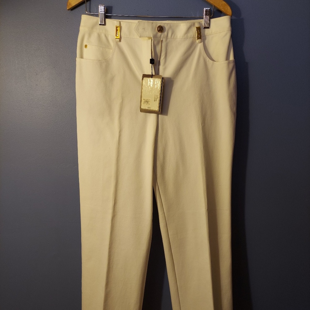 St. John Women's 10 White Pants